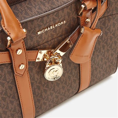 michael kors leather hamilton bag|Michael Kors nouveau Hamilton bag.